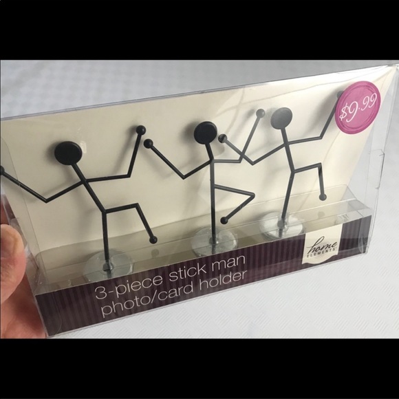 ⭐️🌴3 Piece stick man photo card holder - Picture 4 of 5